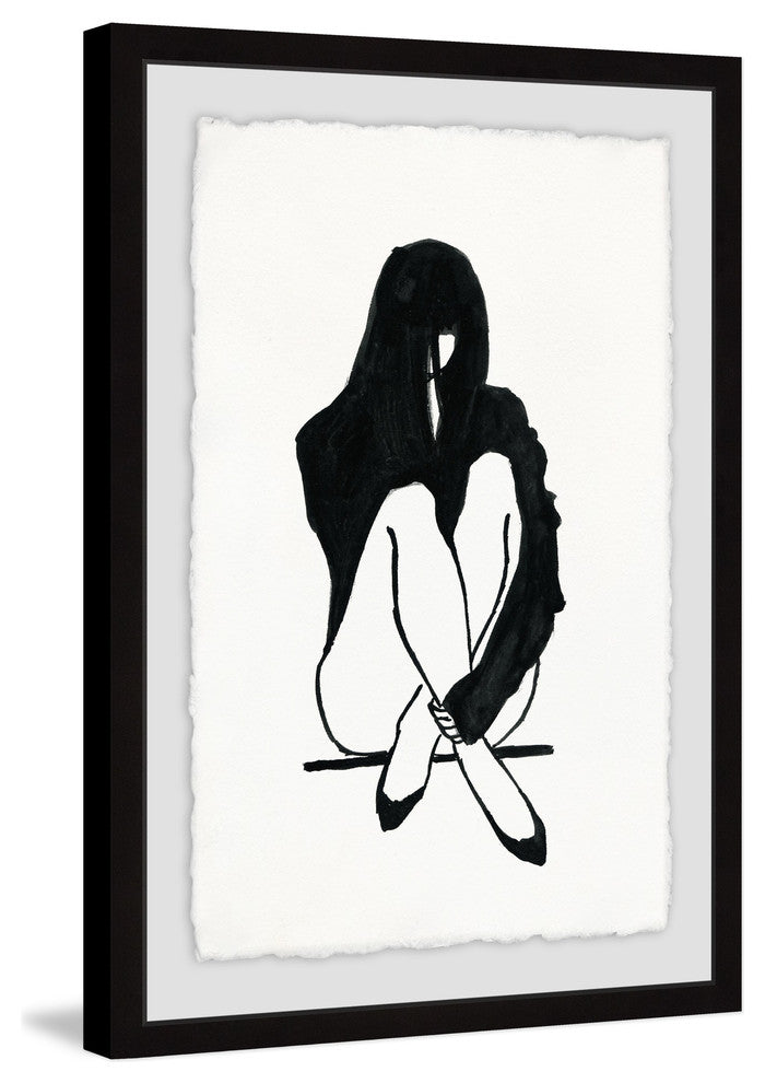 "Dark Glam" Framed Painting Print, 30"x45"