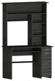 Xalo 180 Compu Hutch Desk, Smoky Oak