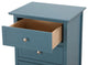 Drake 3-Drawer Nightstand, Teal