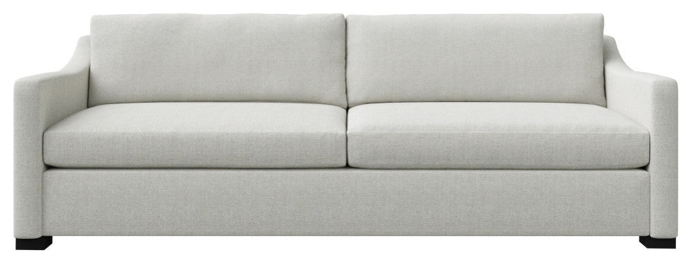 Nativa Interiors Ashley Sofa 105", Grey, Depth: Deep Plush