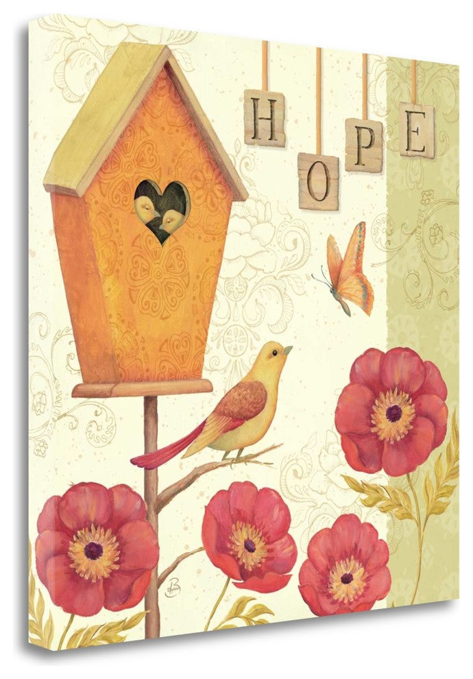 "Welcome Home III" By Daphne Brissonnet, Giclee Print on Gallery Wrap Canvas