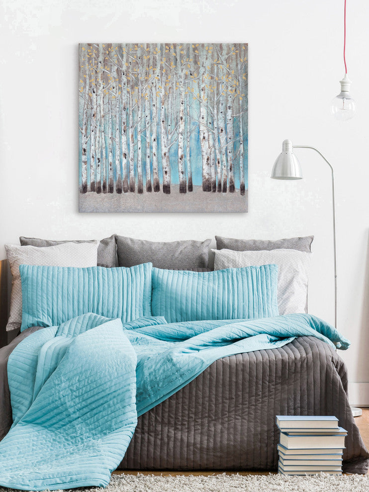 "Into the Forest I" Painting Print on Wrapped Canvas, 48"x48"