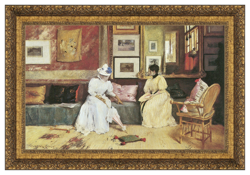 "A Friendly Call" Stretched Canvas Replica, 27"x19"