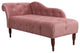 Samuel 66" Tufted Chaise Lounge, Right-Arm Facing, Dusty Pink Velvet