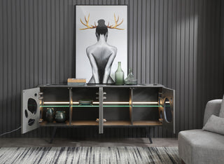 Modrest Amenia Gray Buffet