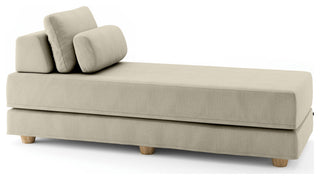 Jaxx Balshan Chaise Lounge Daybed, Ivory