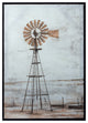 Framed Windmill Print Canvas