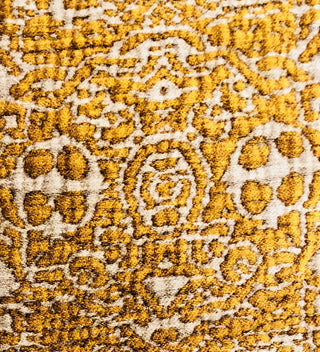 Golden Cosmo Textured Luxury Throw Pillow, 20"x20"
