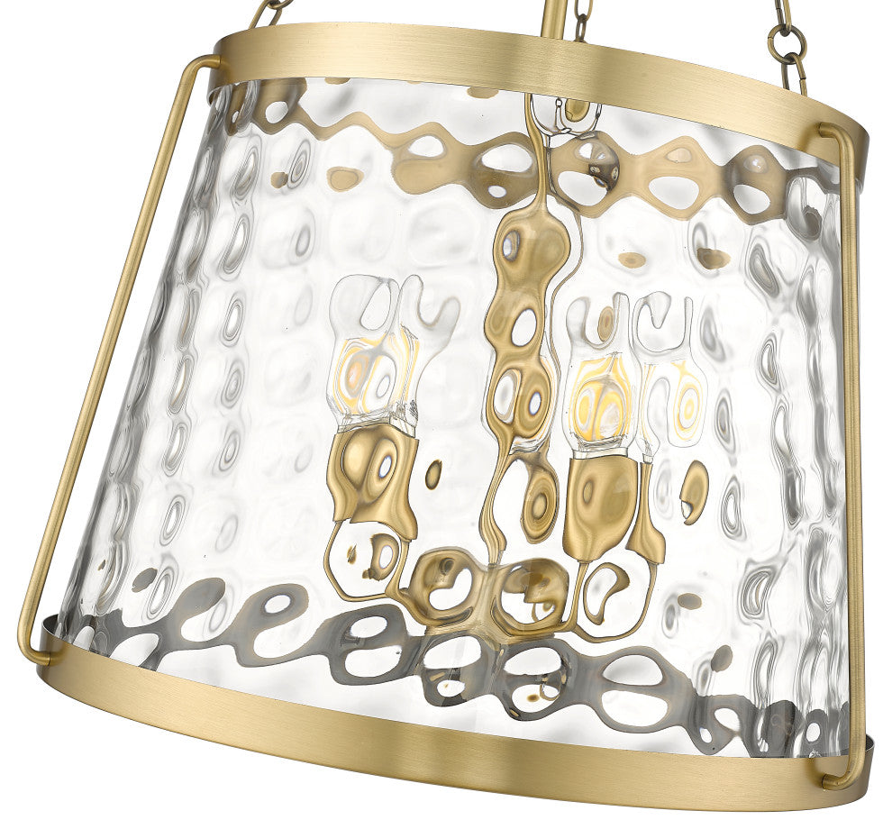 Adabella  5 Light 18.125 in. Vintage Brass Pendant