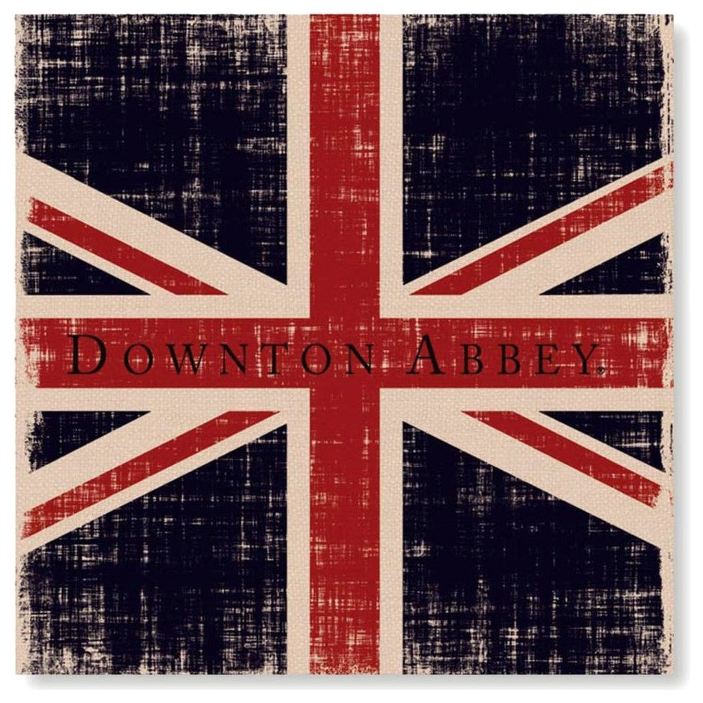 Heritage Lace Downton Union Jack Wall Art in Natural