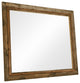 Rustic Mirror, Hobble Creek Style Barnwood With Alder Overlay, 32"x38"