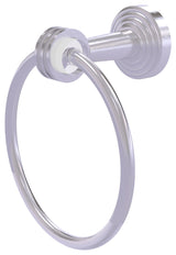 Pacific Beach Towel Ring with Dotted Accents, Satin Chrome