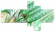 Green on White Fractal Stained Glass, Abstract Wall Canvas, 60"x32", 5 panels