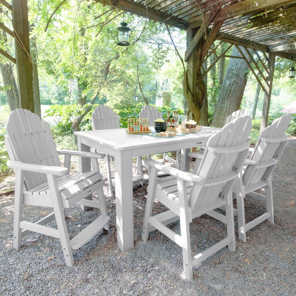 Hamilton 7-Piece Rectangle Counter-Height Dining Set, White