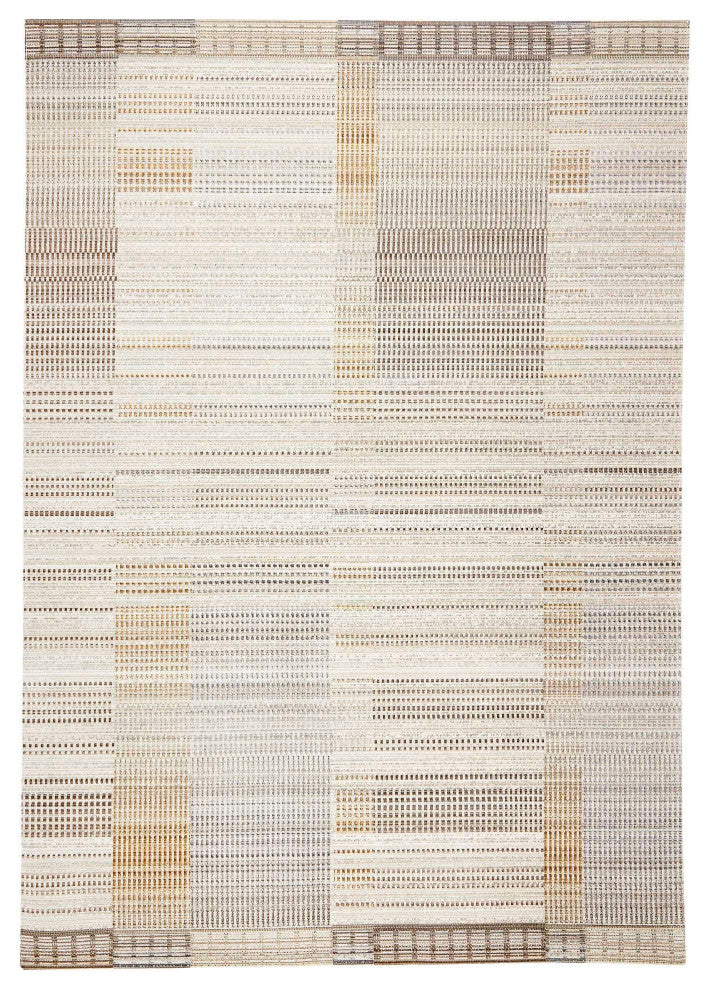 Ava Grid Area Rug - Neutral, 7'10"x9'10"