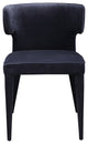 Art Deco Jennaya Dining Chair Black - Black