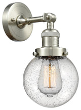 Innovations Lighting 203-Sn-G204-6-Led 1 Light Dimmable Led 6" Sconce