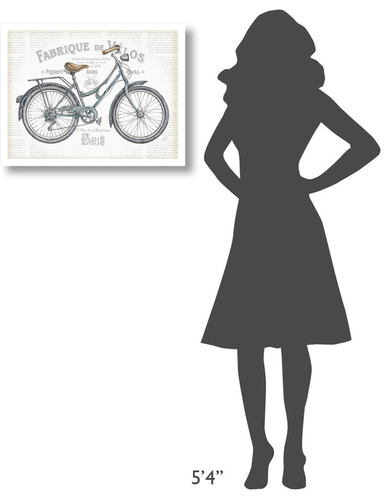 "Bicycles I v2" Digital Paper Print by Daphne Brissonnet, 26"x20"