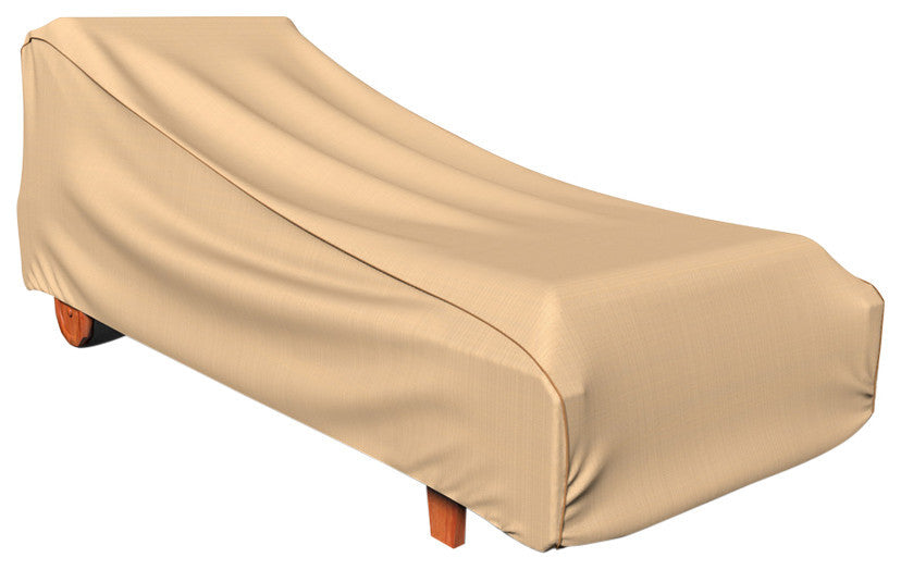 Sedona Patio Chaise Lounge Cover, Medium (Tan)