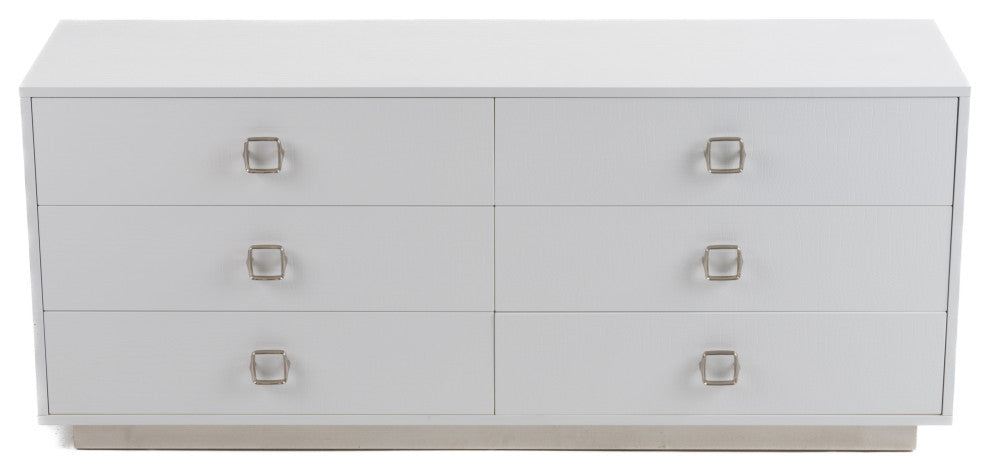 AandX Victoria White Crocodile Dresser