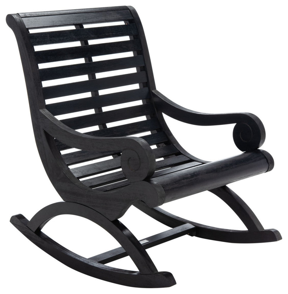 Safavieh Outdoor Sonora Rocking Chair Black
