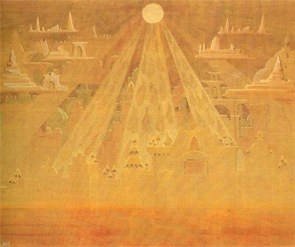 Mikalojus Ciurlionis Scherzo Sonata of the Pyramids Wall Decal