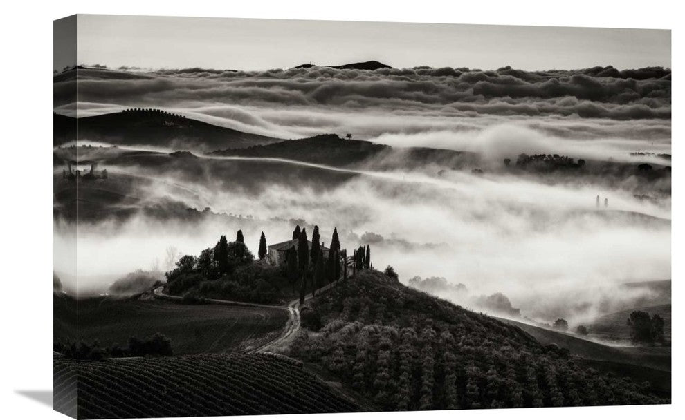 "Tuscany" Stretched Canvas Giclee by Nina Pauli, 22x15"