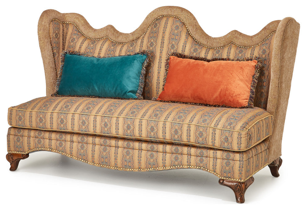 Grand Masterpiece Settee - Royal Sienna