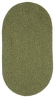 Capel Manteo Deep Green 0050_200 Braided Rugs - 24" X 8' Runner Runner