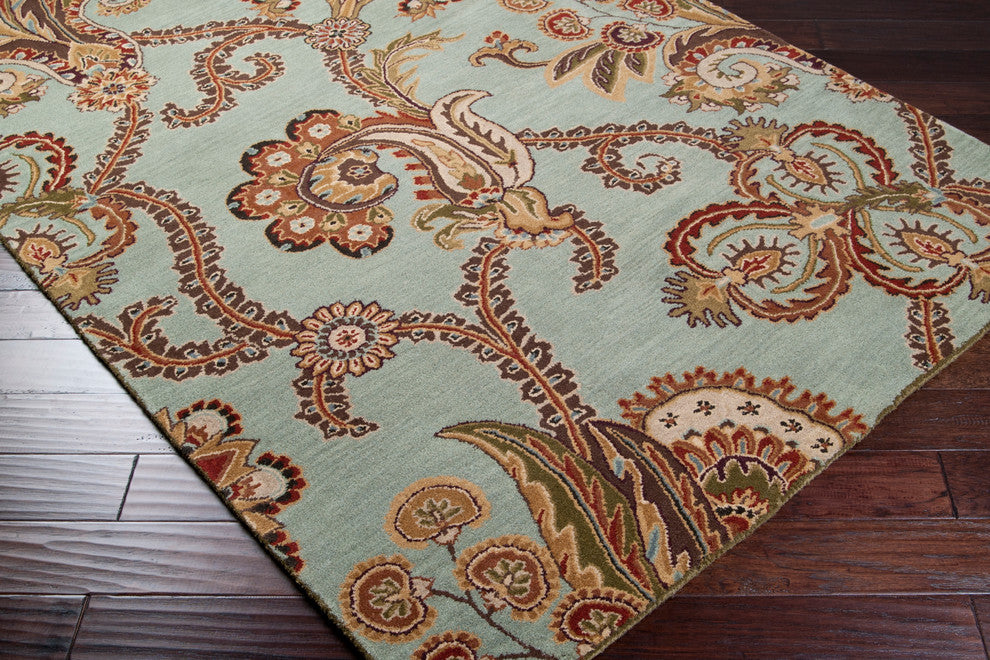 Surya Aurora Floral Paisley Area Rug , 5x8