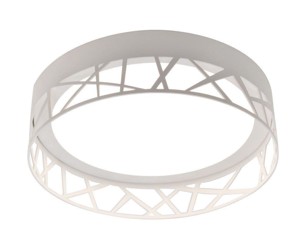 Boon 12" LED Flush Mount, White