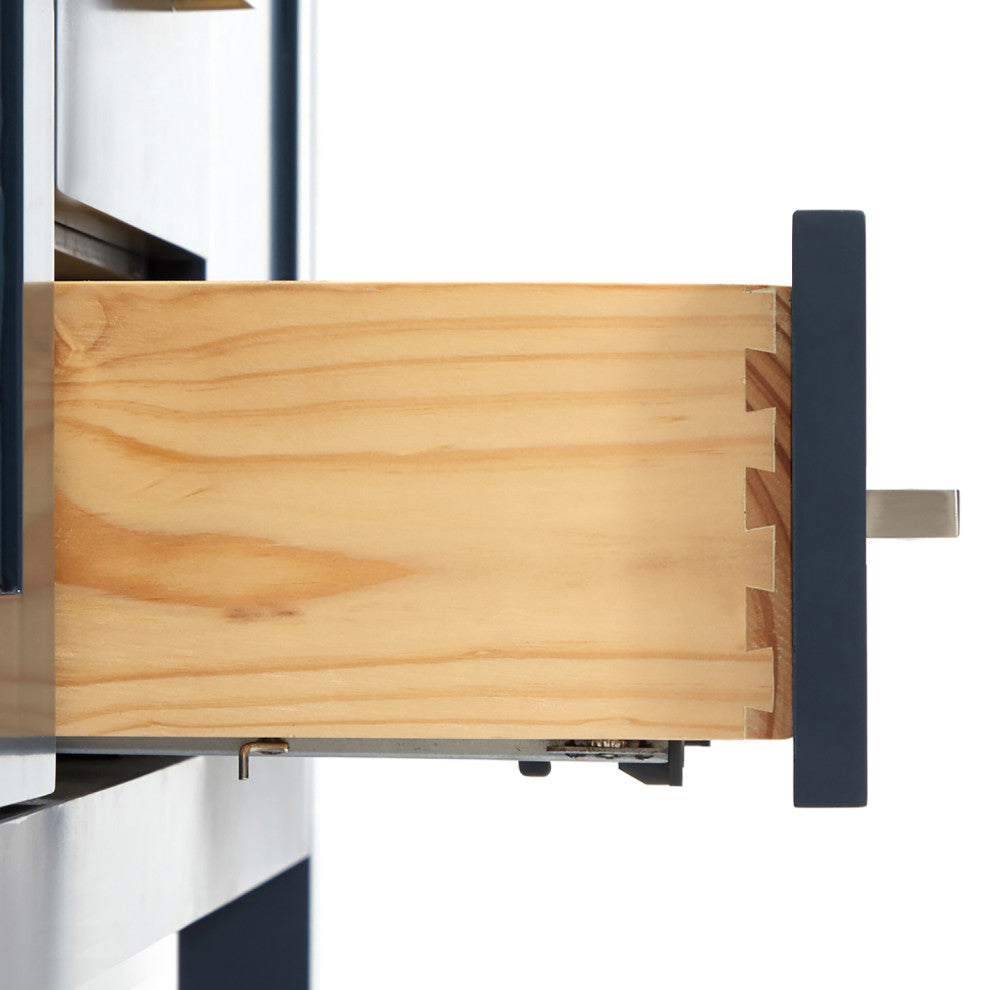 Ariel Bayhill 48" Single Oval Sink Bathroom Vanity, Carrara Quartz