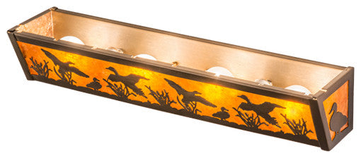 24"W Ducks In Flight Vanity Light