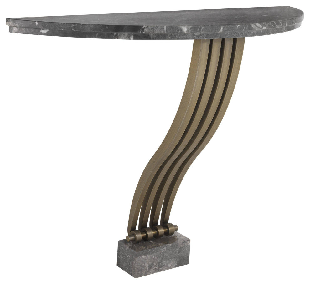Brass Marble Console Table | Eichholtz Renaissance