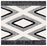 Safavieh Himalaya Collection CSB225Z Rug, Ivory/Black, 6' X 6' Square