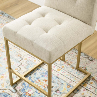 Modway Privy Counter Stool Upholstered Fabric Set of 2