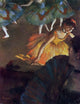 Edgar Degas Ballerina and Lady With a Fan, 21"x28" Wall Decal