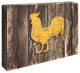 Rooster Farmhouse Block