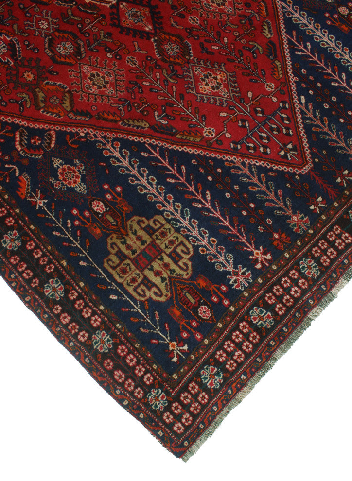 Fine Vintage Distressed Berk Red Rug