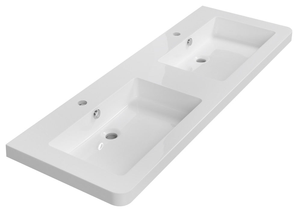 55" Solid Surface Resin Streamline K-0990-55 Vanity Top