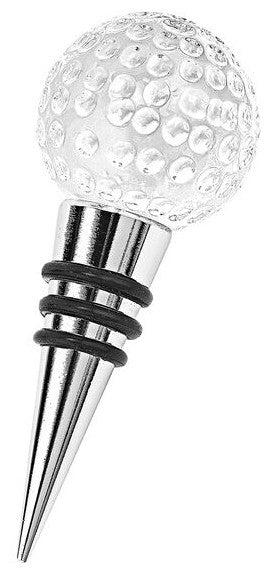 Badash H258 Crystal Golf Ball Bottle Stopper