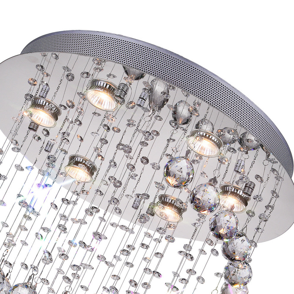 Spiral Flush Mount, 35 Inches