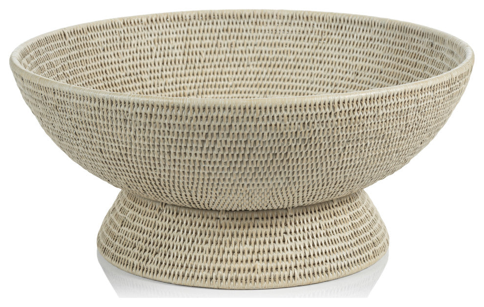 Surbiton Large Rattan Footed Bowl