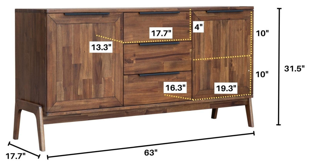 Remix Sideboard, Brown