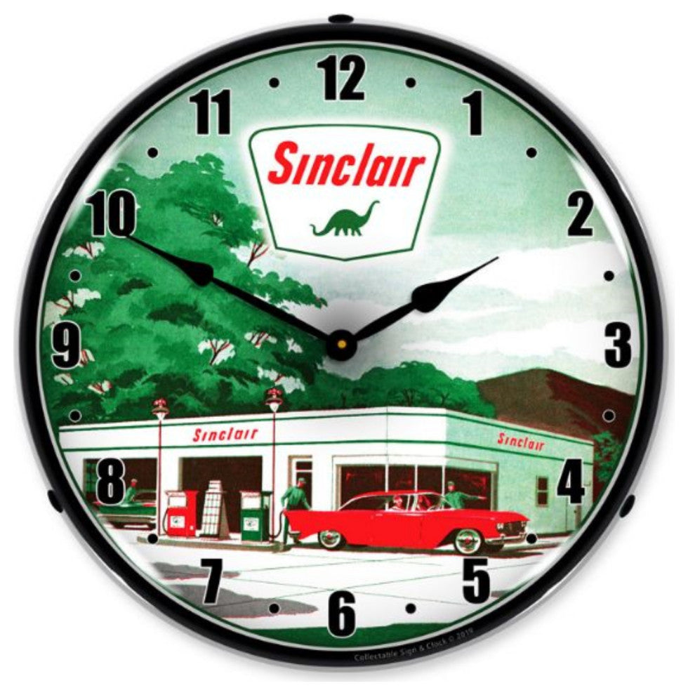 1904900 Sinclair Gas Station 2 Clock
