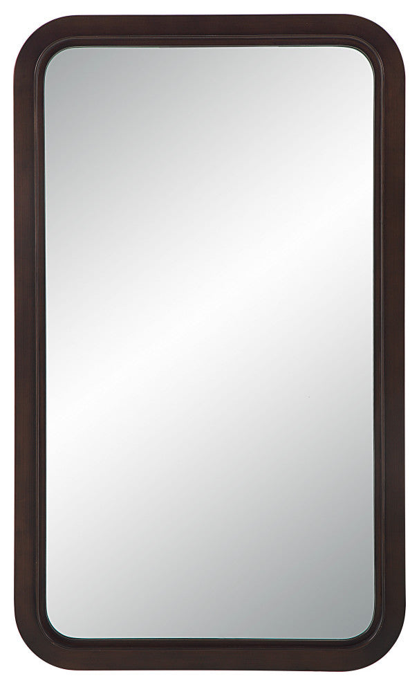 Almere 40" Tall Rectangular Mirror, Dark Antique Bronze