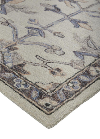 Weave & Wander Faris Ivory/Gray 2'x3' Hand Tufted Area Rug