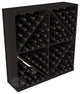 Solid Diamond Storage Bin, Redwood, Black