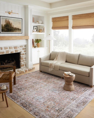 Loloi II Adrian Sunset/Charcoal Area Rug, 2'3"x3'9"