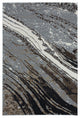 Abani Aspen Collection ASP160A Contemporary Gray Marble Area Rug